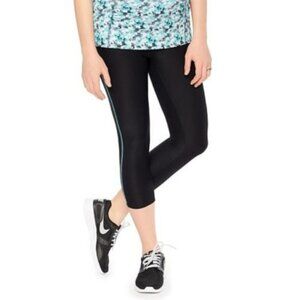 Oh Baby by Motherhood Maternity Womens Black Workout Cropped Leggings Sz S New
